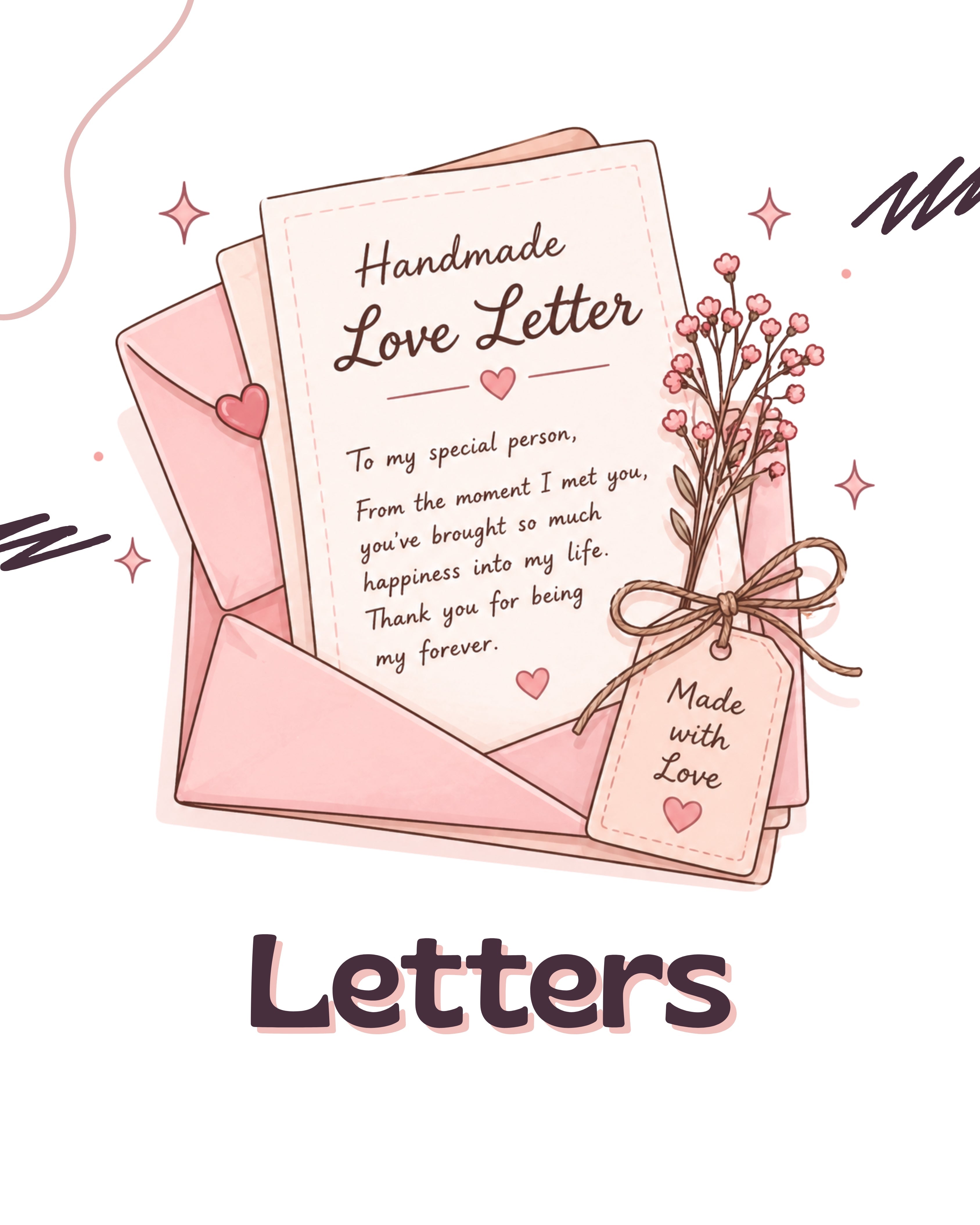 handmade personalised letter gift India heartfelt handcrafted