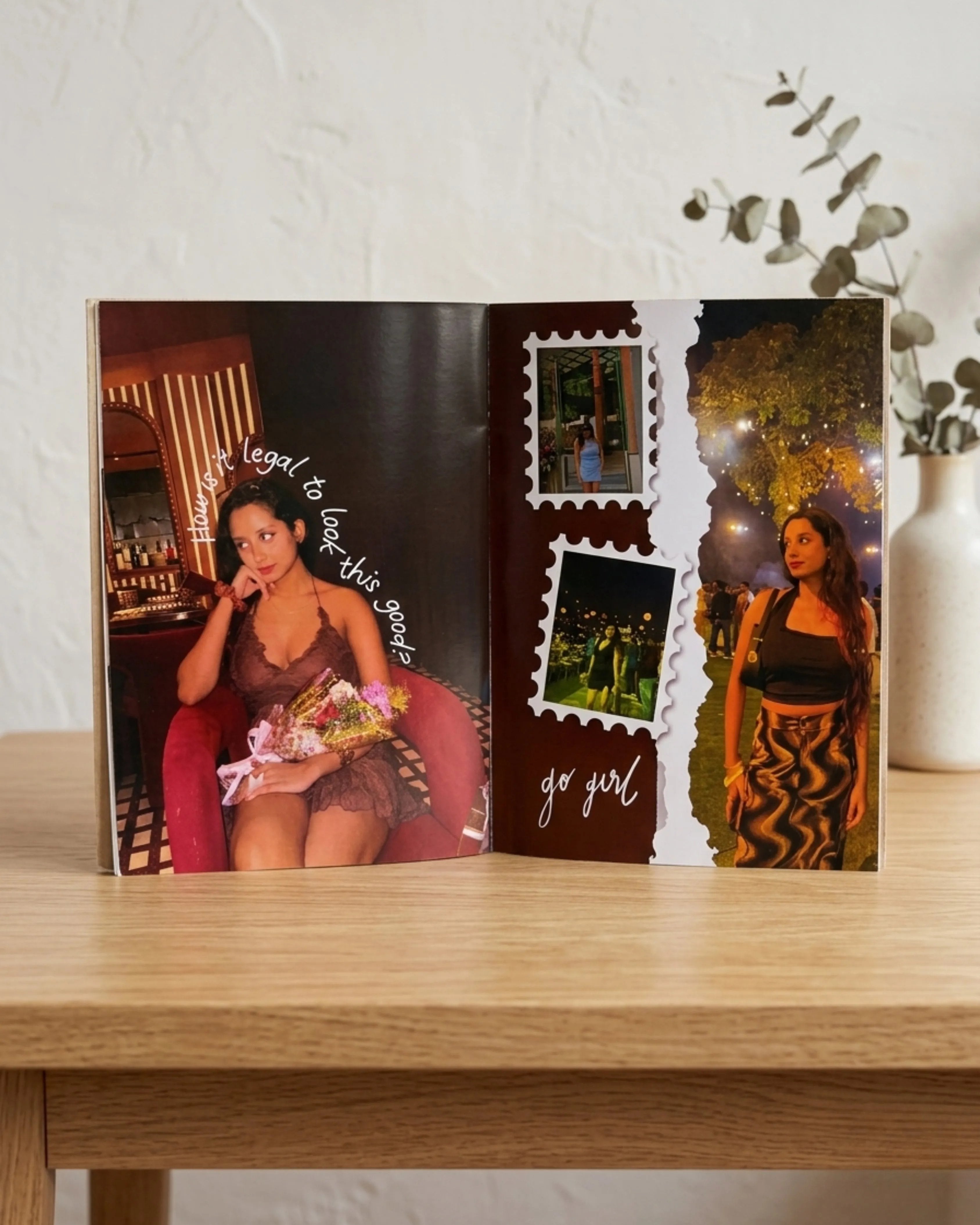 personalised custom magazine gift for best friend sister girlfriend India