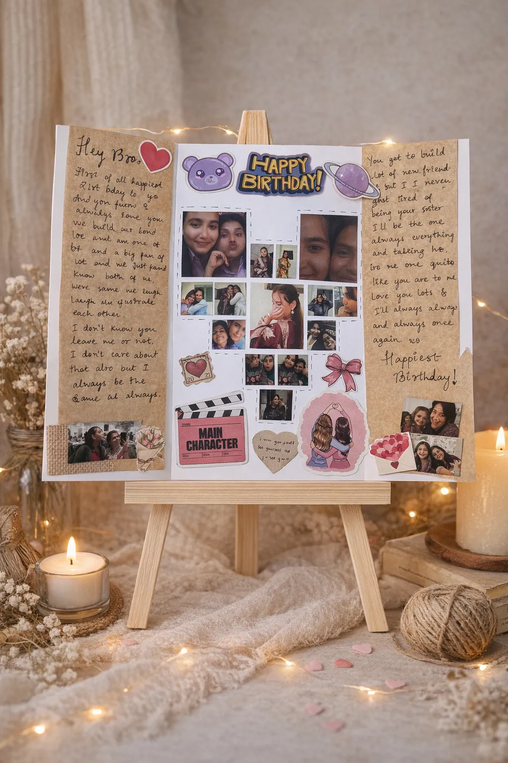 personalised birthday letter gift India heartfelt custom