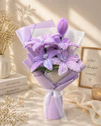 handmade fuzzy stick bouquet gift for best friend India