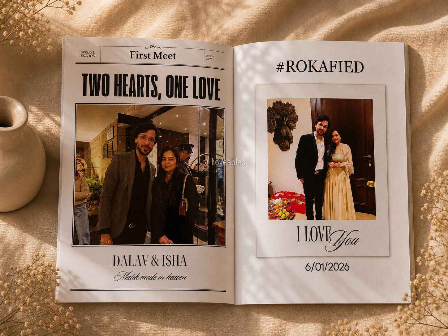 Customized Magazine for Couples