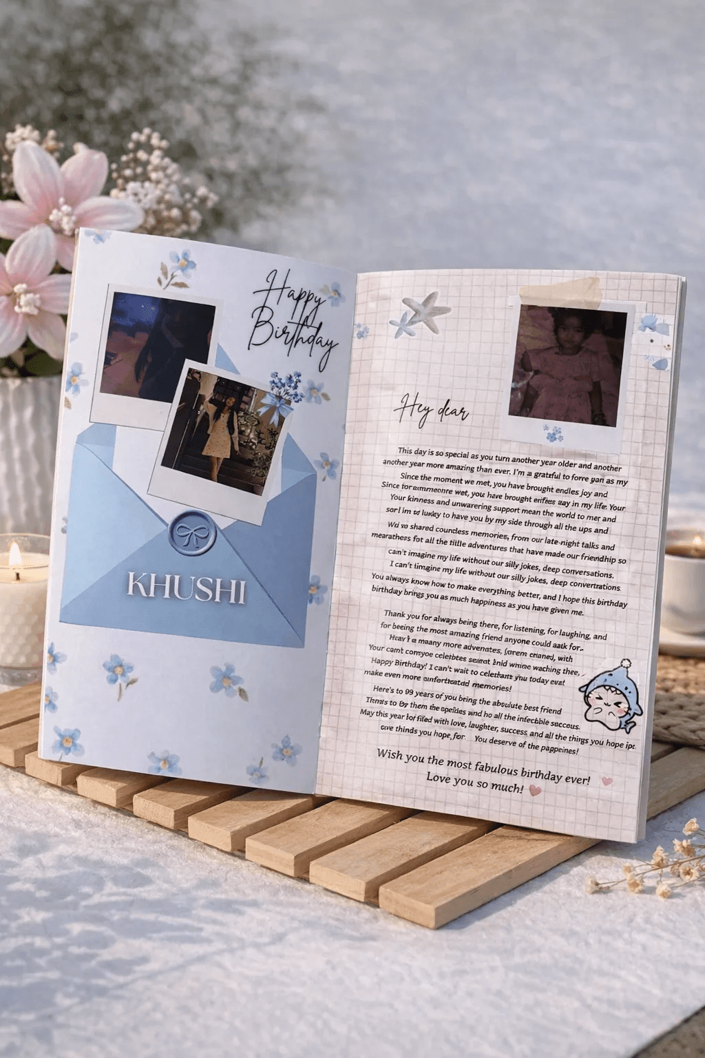 Customized magazine for Birthdays - Loveables