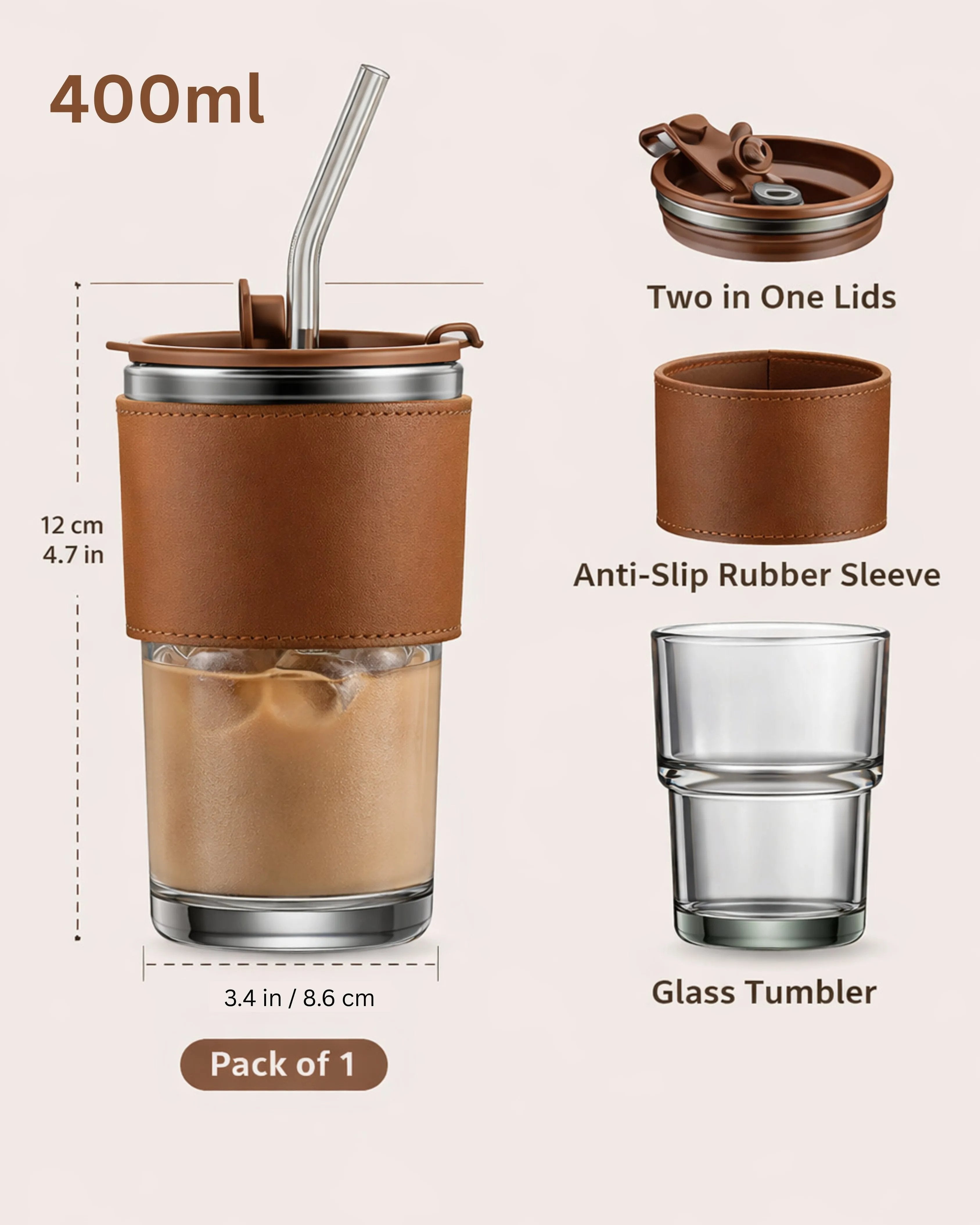 Leather Tumbler-Tumbler-Loveablesbyshivi-Loveablesbyshivi