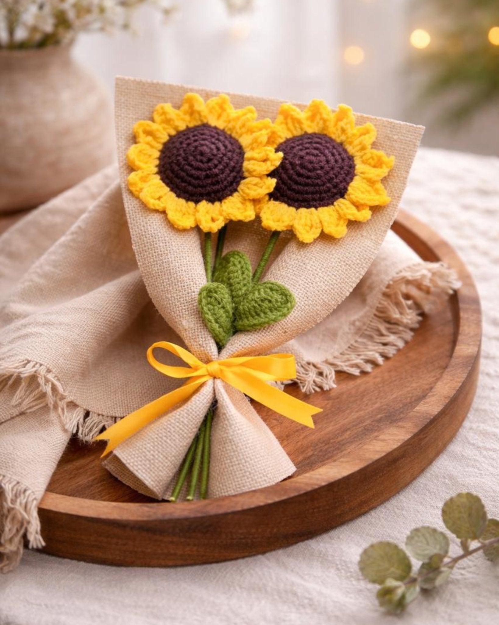 Sunflower Crochet Bouquet - Loveables